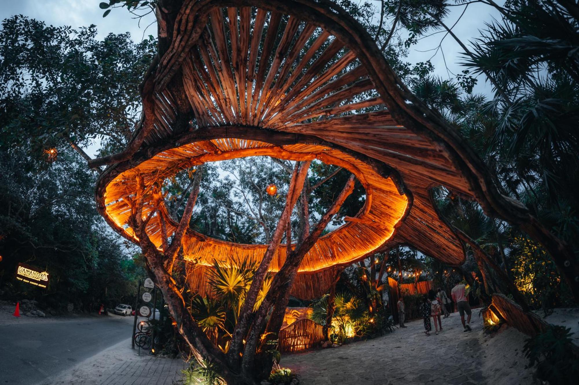 Готель Diamante K - Inside Tulum National Park Екстер'єр фото