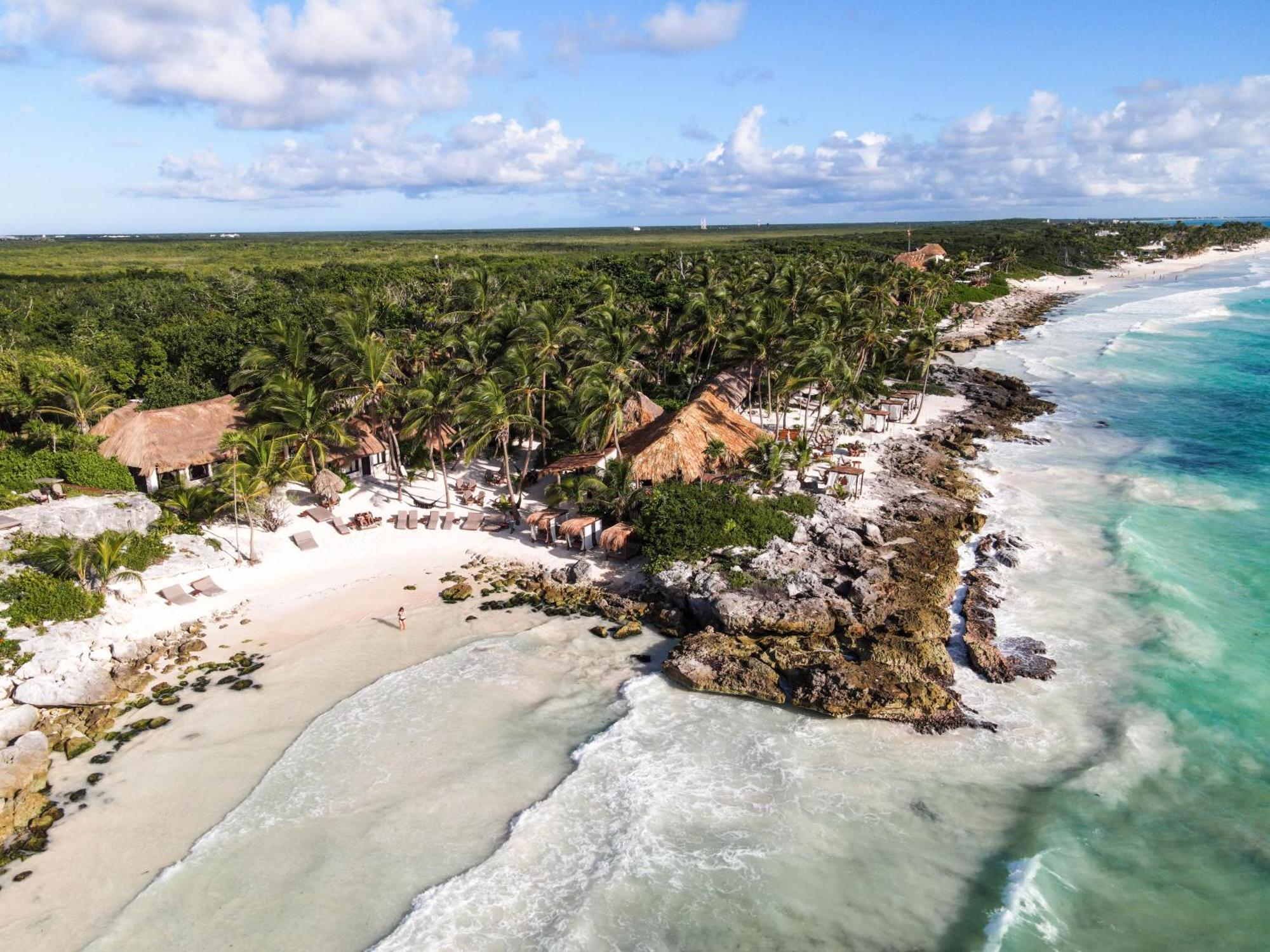 Готель Diamante K - Inside Tulum National Park Екстер'єр фото